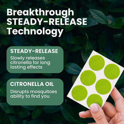 Mosquito Shield Patches - Slow Release Protection for All Day Defense